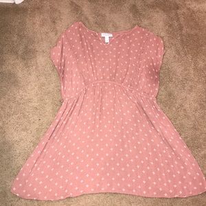 Liz Lange light pink maternity top